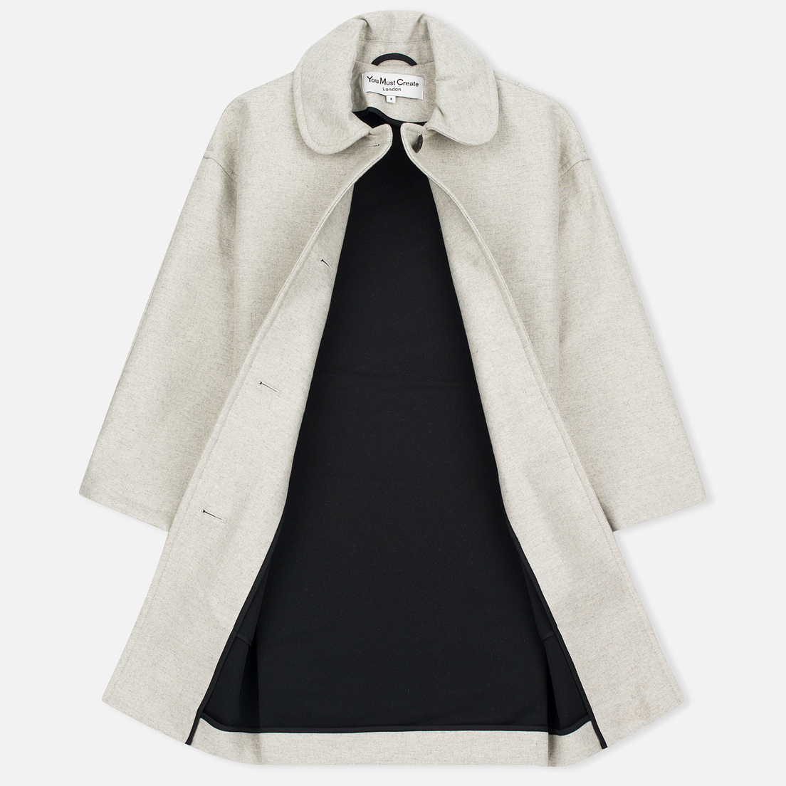 YMC Женское пальто Neoprene Wool
