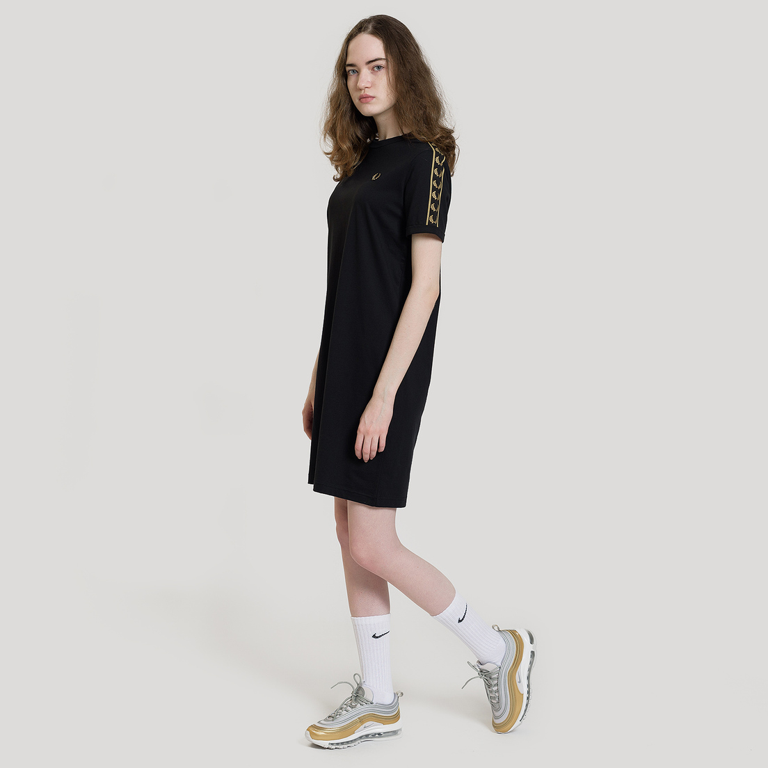 Fred Perry Женское платье Laurel Sports Authentic Taped Ringer