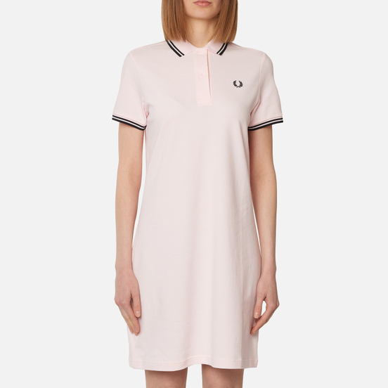 Женское платье Fred Perry Twin Tipped Iced Pink