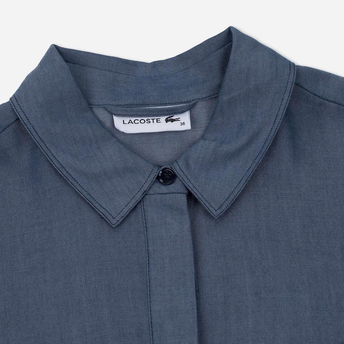 Lacoste Женское платье Denim Chest Pocket Twill Shirt