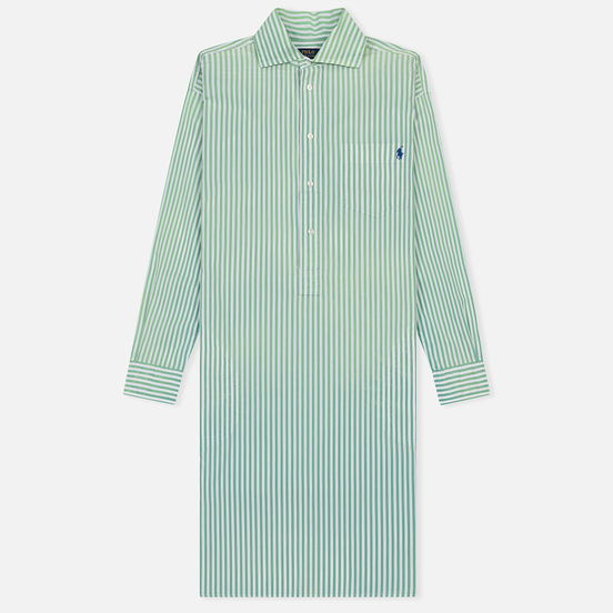 Женское платье Polo Ralph Lauren Chigo LS Sunfade Stripe Seafoam Green/White