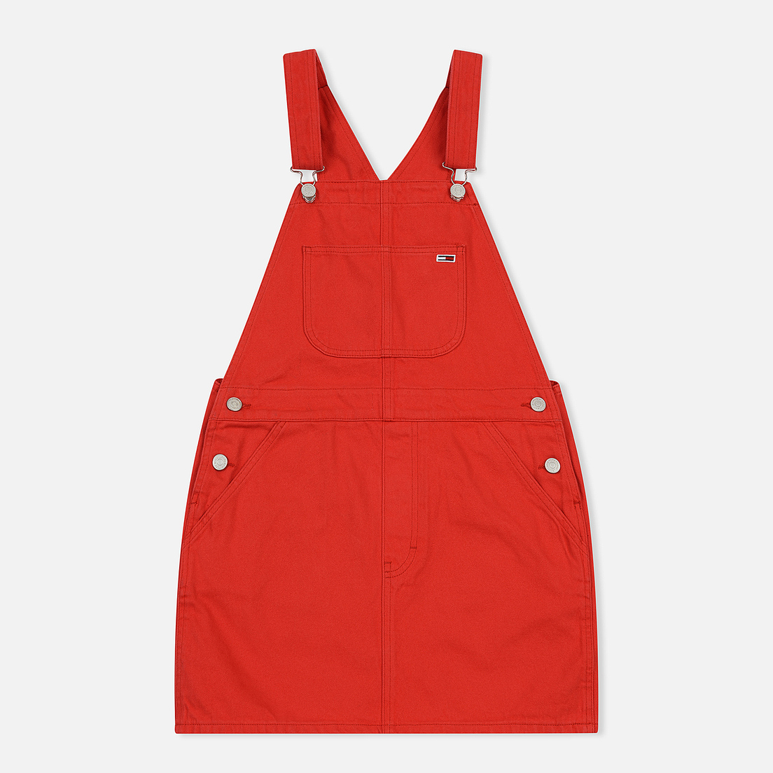 Tommy Jeans Женское платье Classic Dungaree Flame