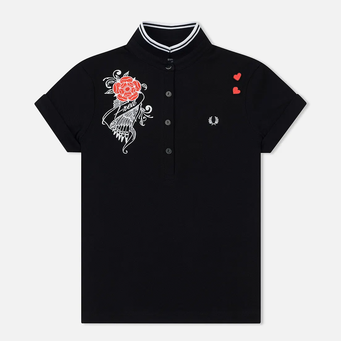 Fred Perry Женское поло x Amy Winehouse Embroidered