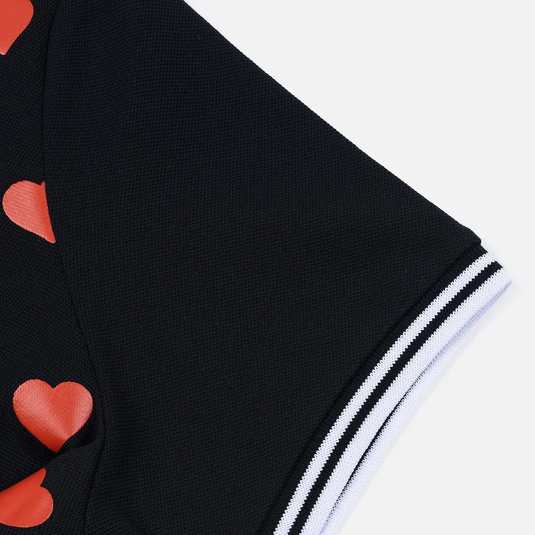 Fred Perry Женское поло x Amy Winehouse Heart Print Pique