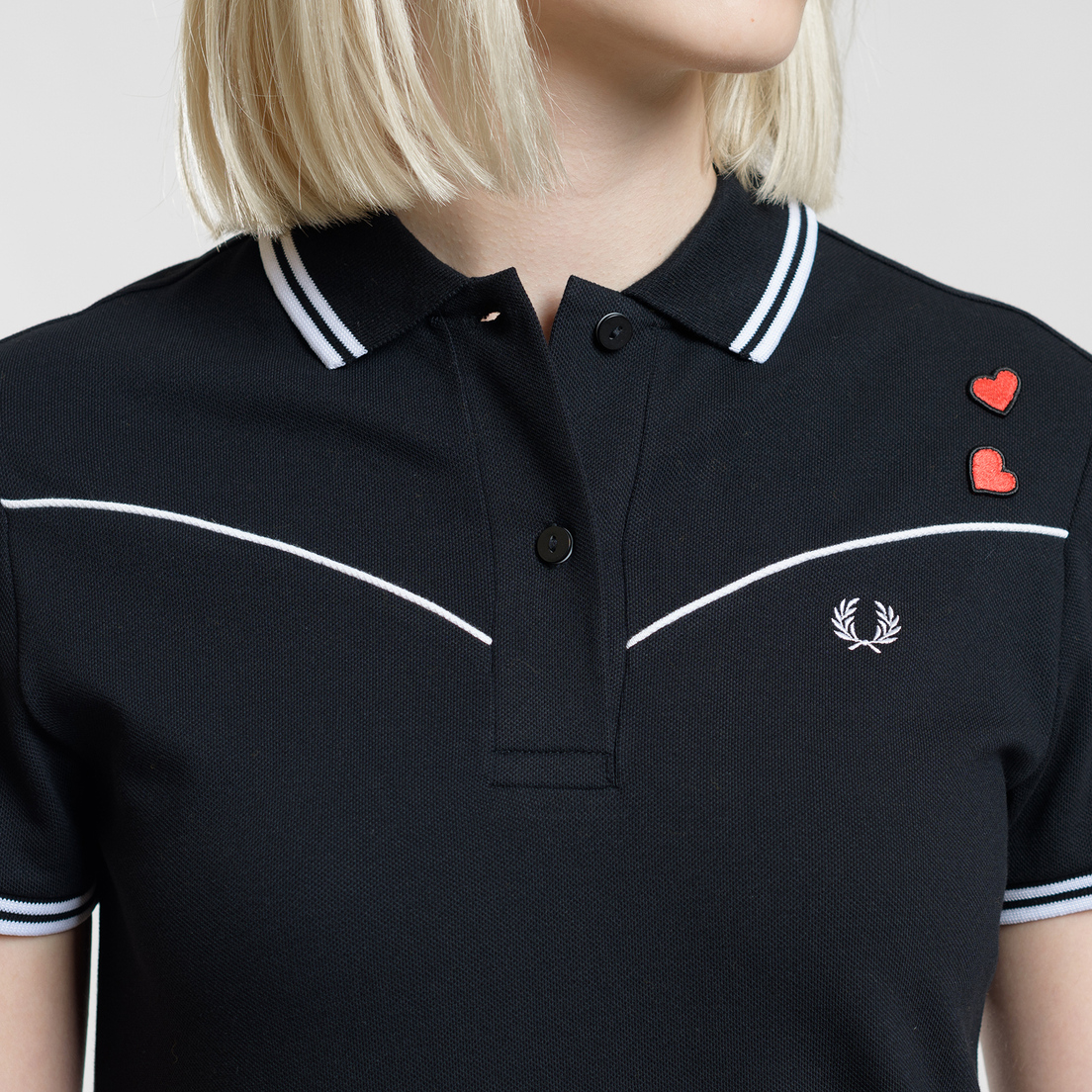 Fred Perry Женское поло x Amy Winehouse Piped