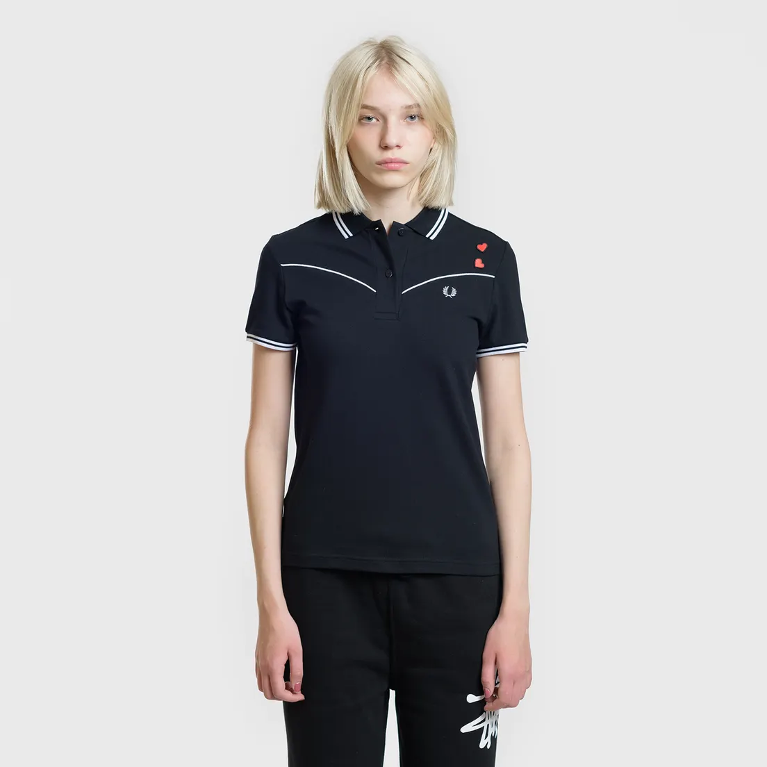 Fred Perry Женское поло x Amy Winehouse Piped