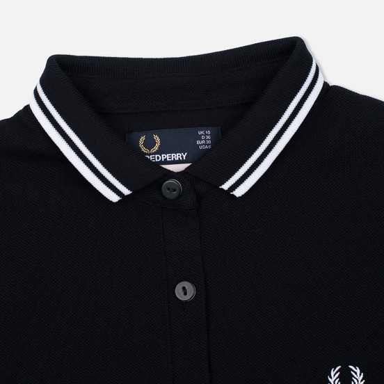 Женское поло Fred Perry x Amy Winehouse Pique Black