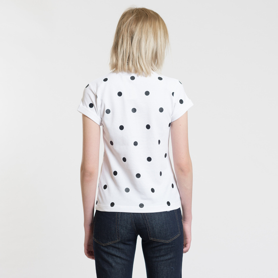 Женское поло Fred Perry x Amy Winehouse Polka Dot Pique White