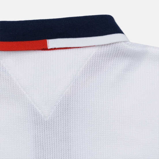 Женское поло Tommy Jeans Tommy Badge Classic White