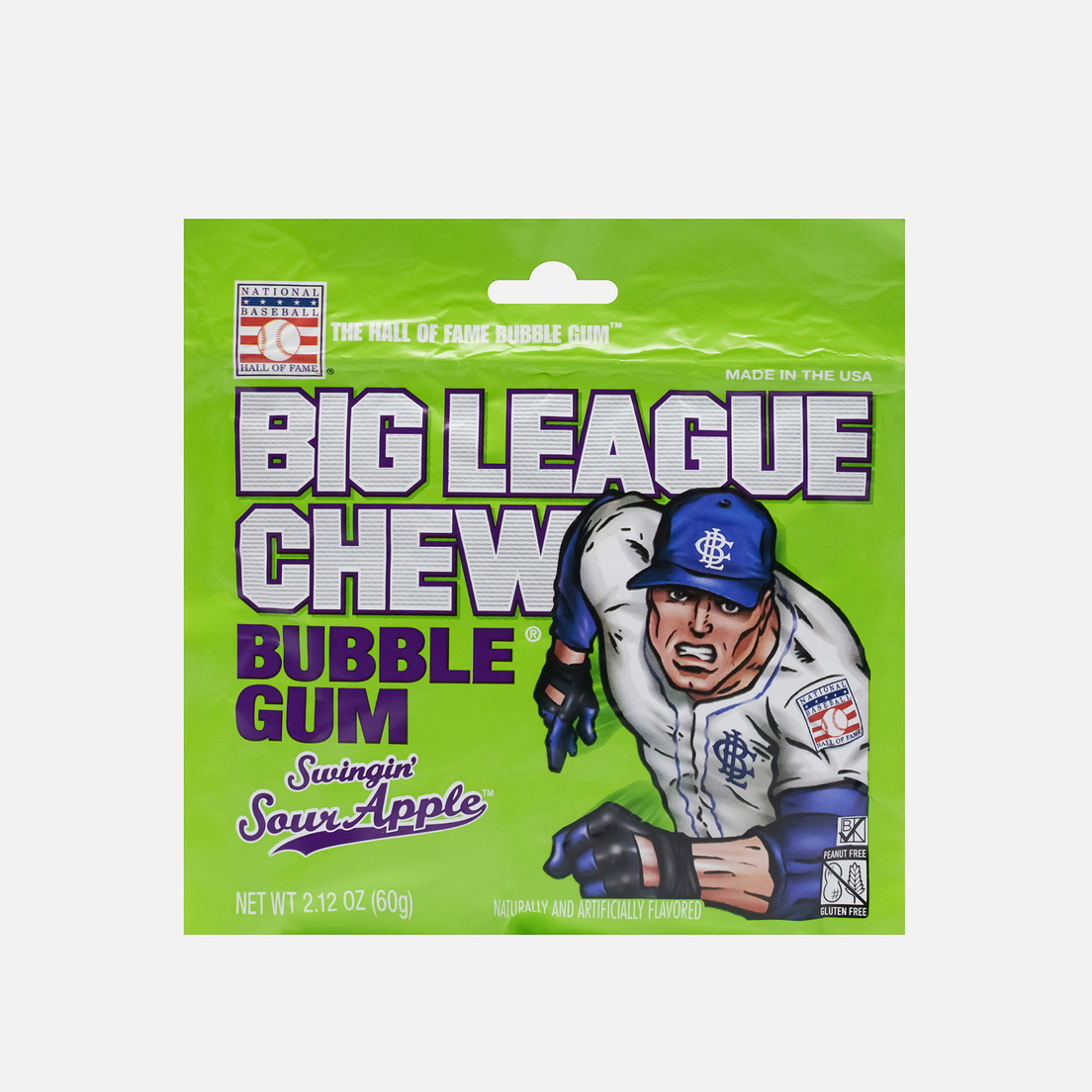 Big League Chew Жевательная резинка Sour Apple