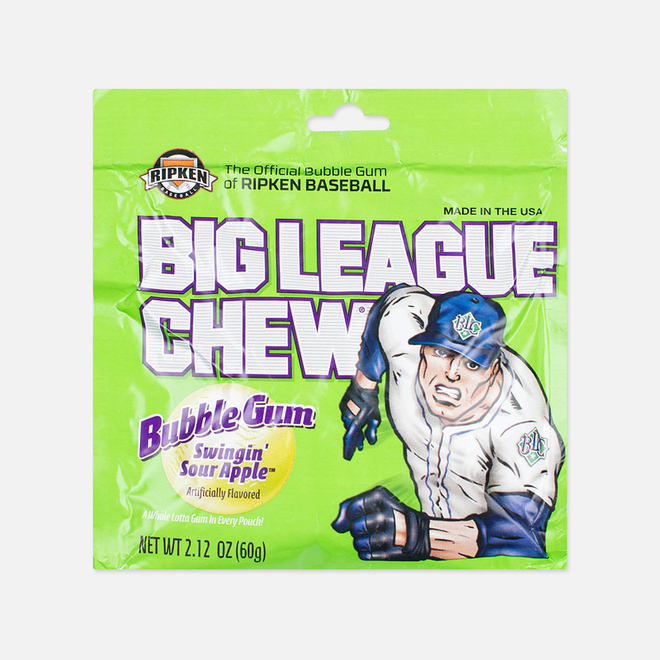 Жевательная резинка Big League Chew Sour Apple