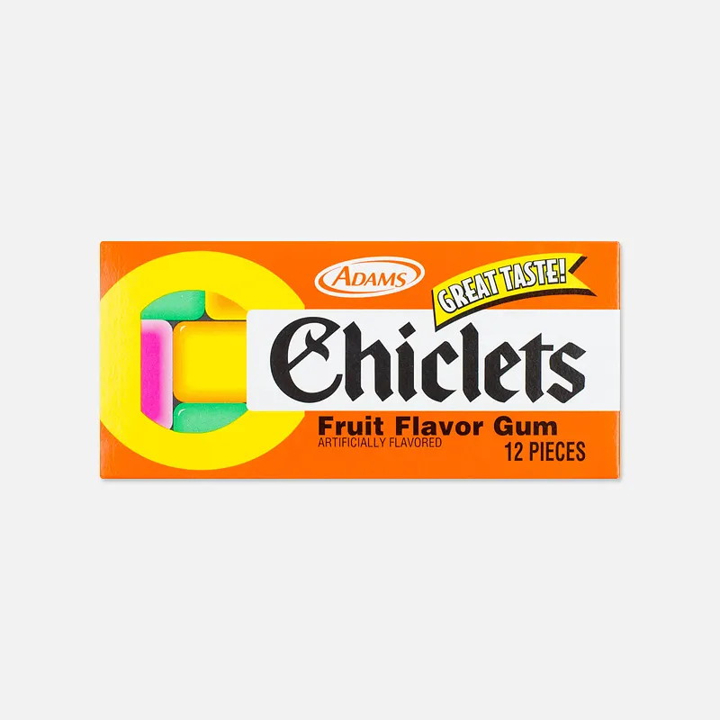 Chiclets Жевательная резинка Fruit Flavor
