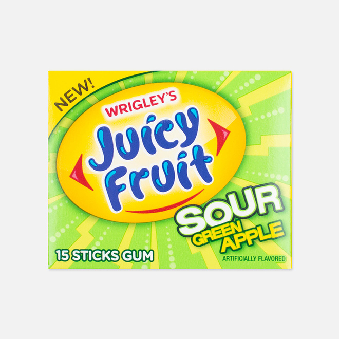 Жевательная резинка Wrigley's Sour Apple Winter Edition
