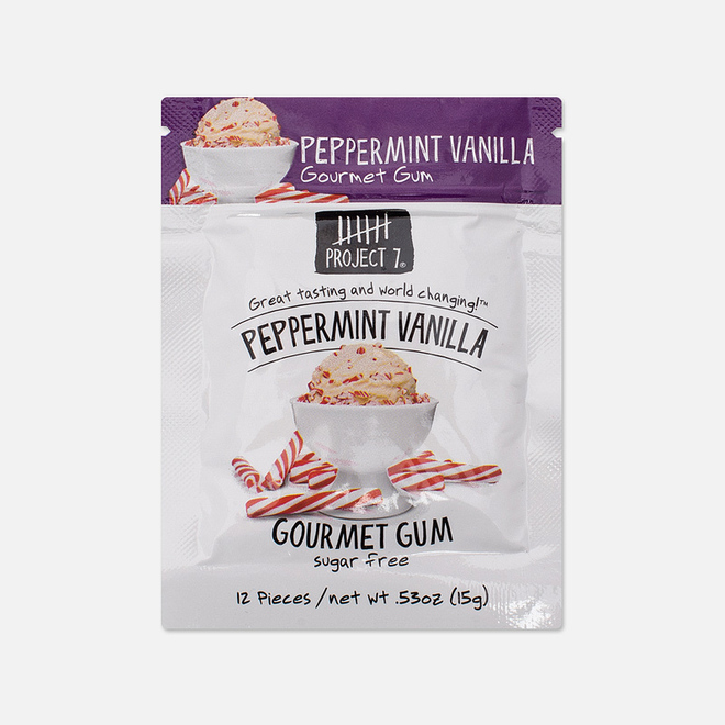 Жевательная резинка Project 7 Peppermint Vanilla