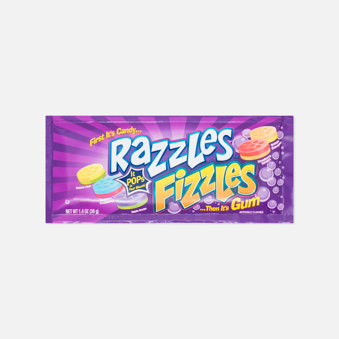 Жевательная резинка Razzles Fizzles Pop