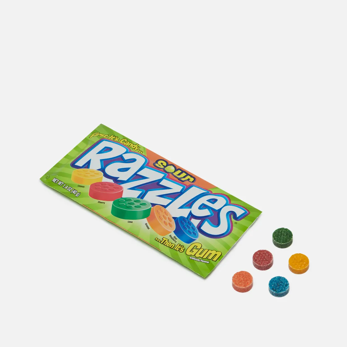 Razzles Жевательная резинка Sour
