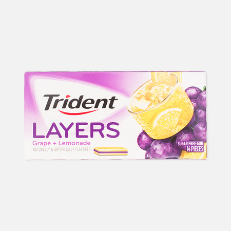 Жевательная резинка Trident Layers Grape Lemonade