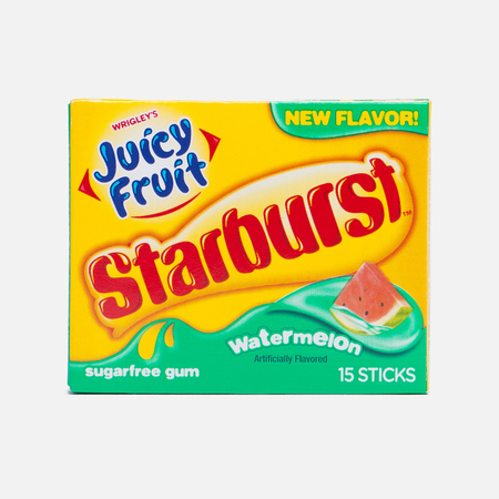 Жевательная резинка Wrigley's Juicy Fruit Starburst Watermelon