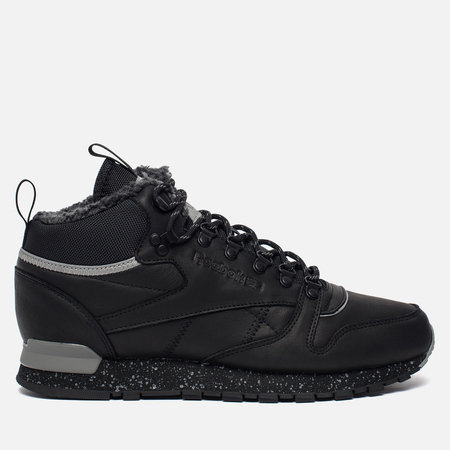 Зимние кроссовки Reebok Classic Leather Mid Sherpa II SPP Black/Medium Grey/Grey
