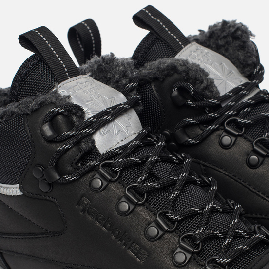 Зимние кроссовки Reebok Classic Leather Mid Sherpa II SPP Black/Medium Grey/Grey