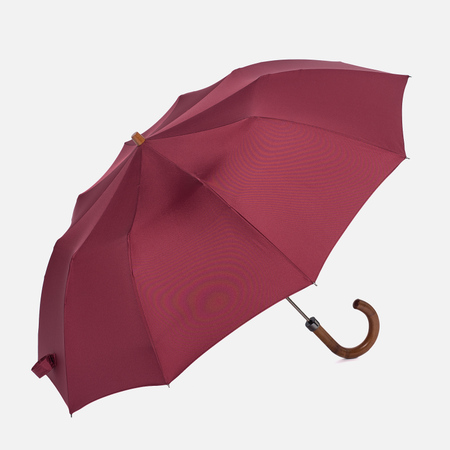 Зонт складной London Undercover Maple Handle Burgundy