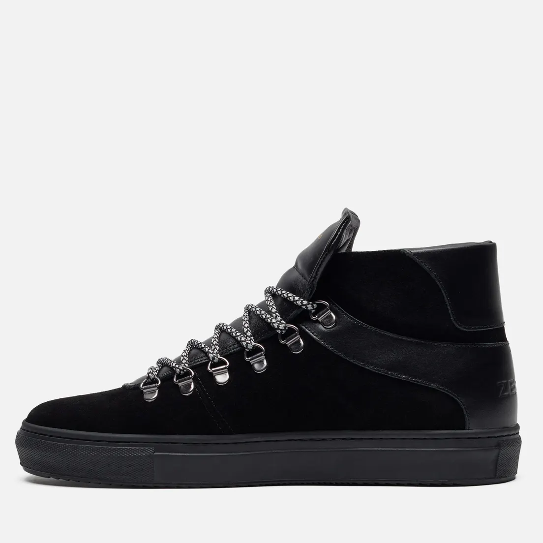 Zespa Мужские кроссовки ZSP12 Nappa/Suede Monochrome