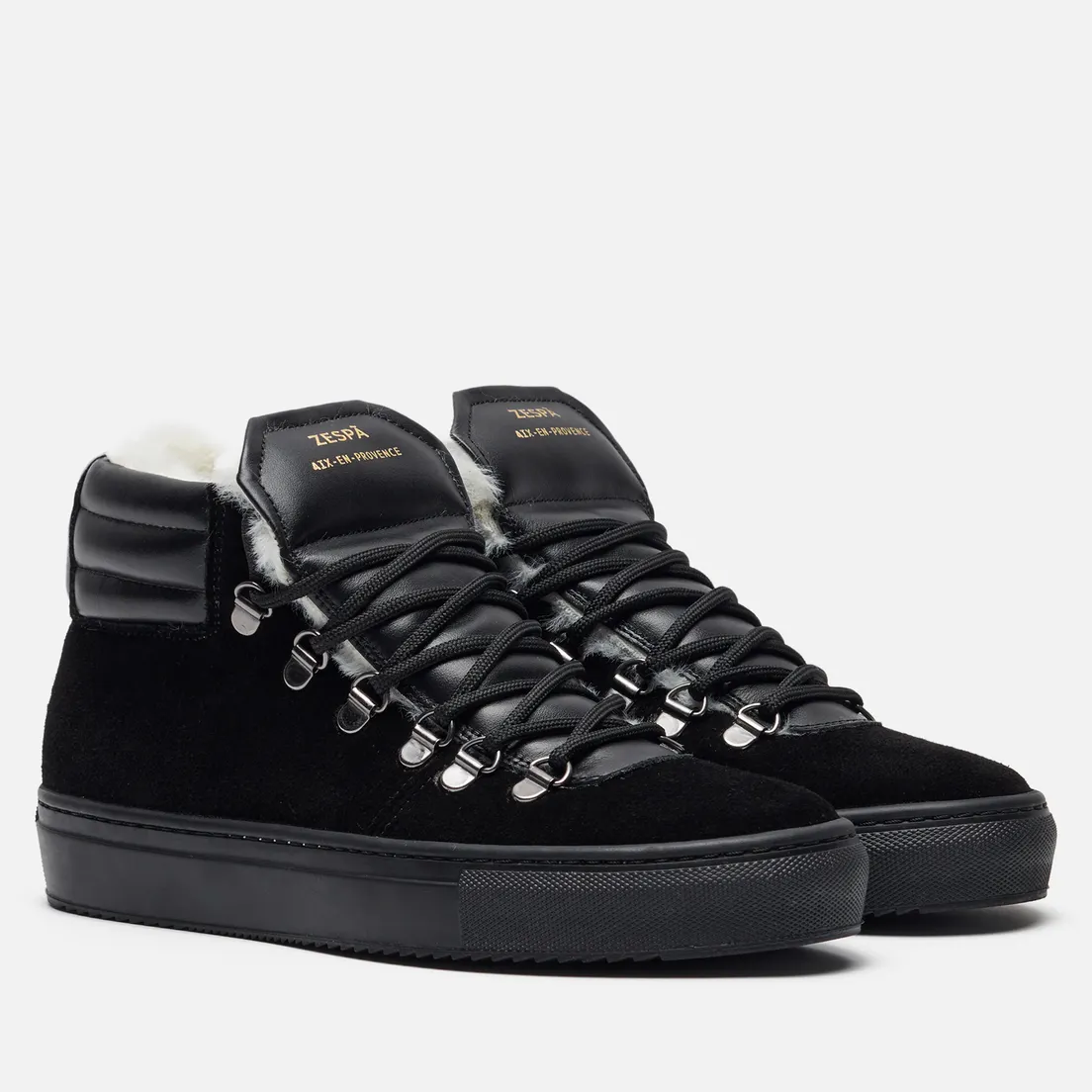 Zespa Женские кроссовки ZSP2 Calf Suede Shearling