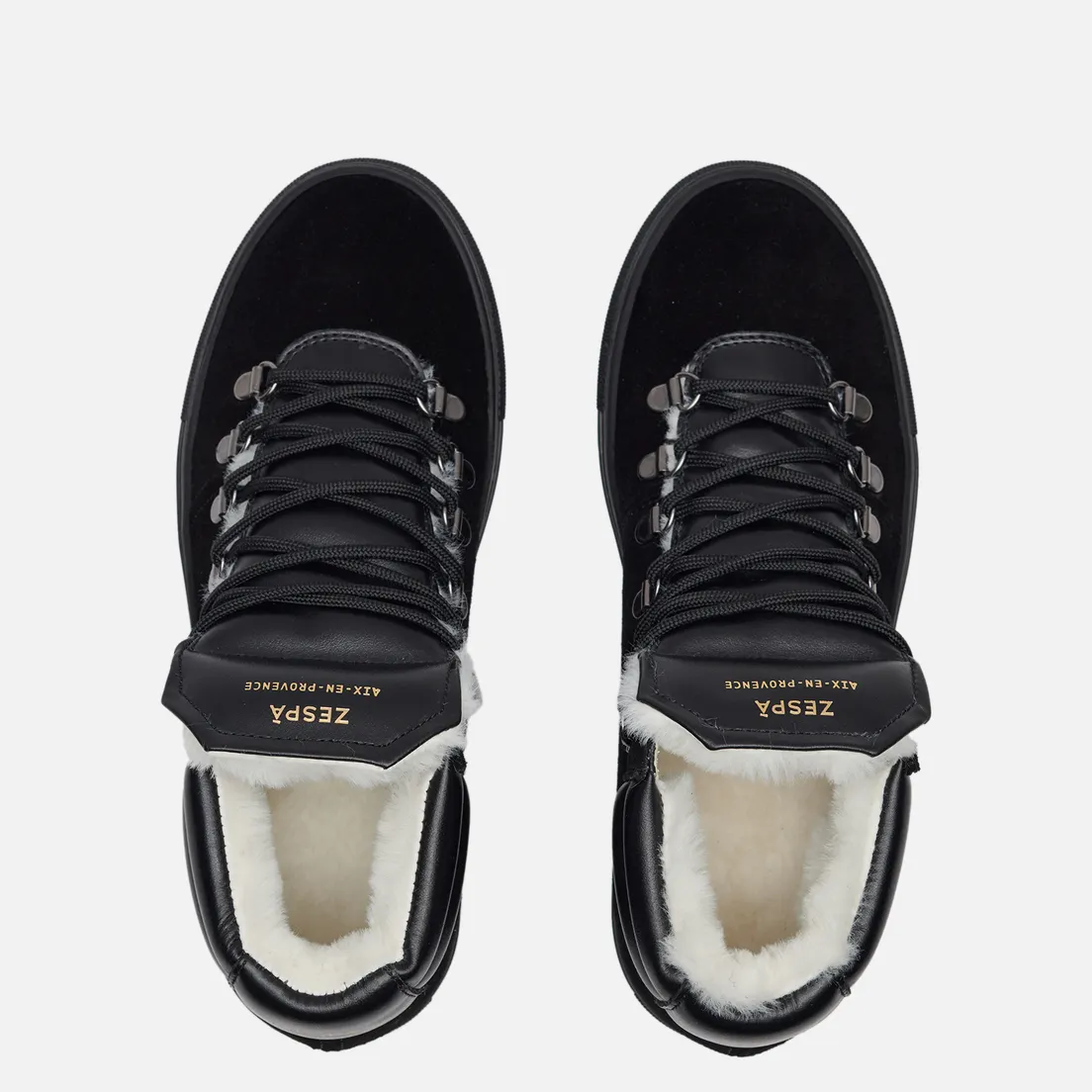 Zespa Женские кроссовки ZSP2 Calf Suede Shearling