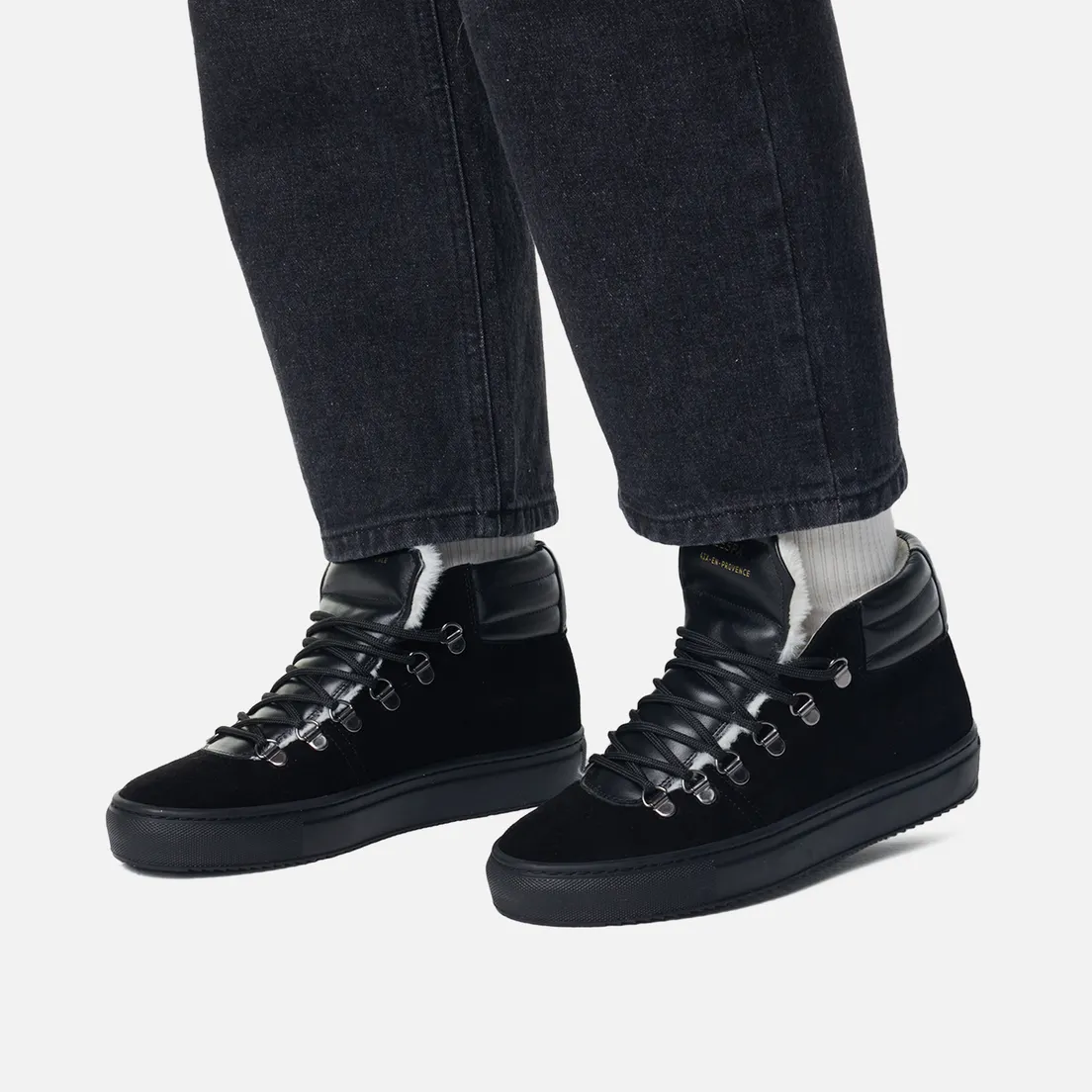 Zespa Женские кроссовки ZSP2 Calf Suede Shearling