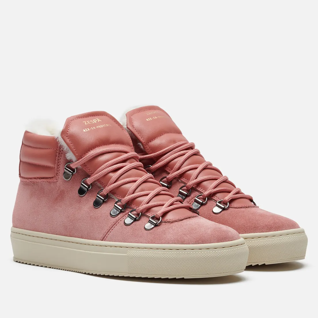 Zespa Женские кроссовки ZSP2 Calf Suede Shearling