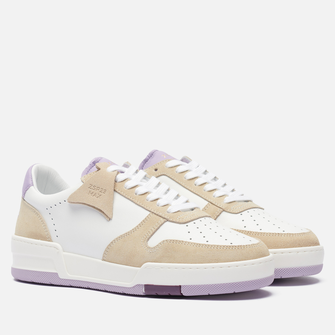 Zespa Женские кроссовки ZSP23 Max Nappa/Suede Tricolor