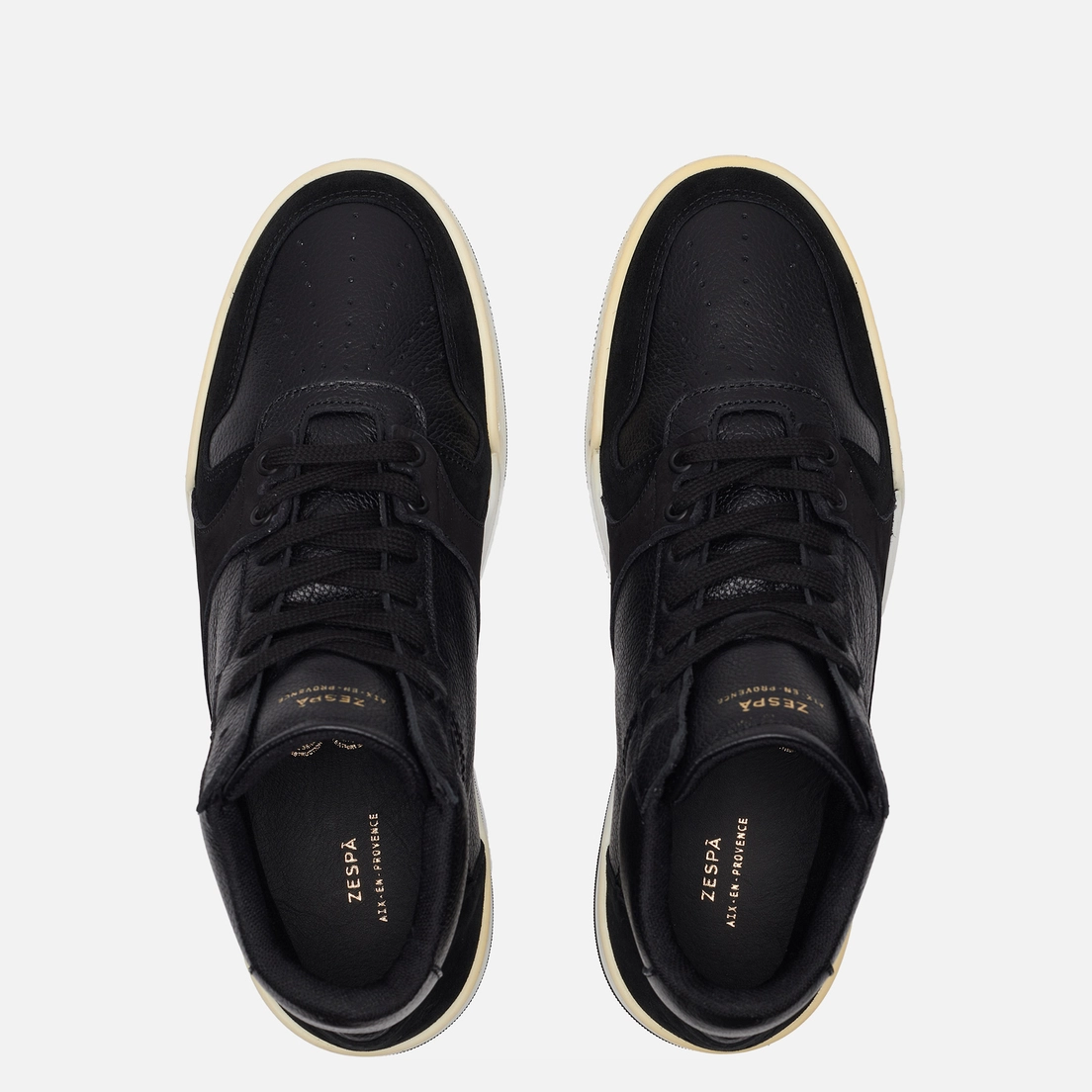 Zespa Мужские кроссовки ZSP24 Nappa/Suede Monochrome