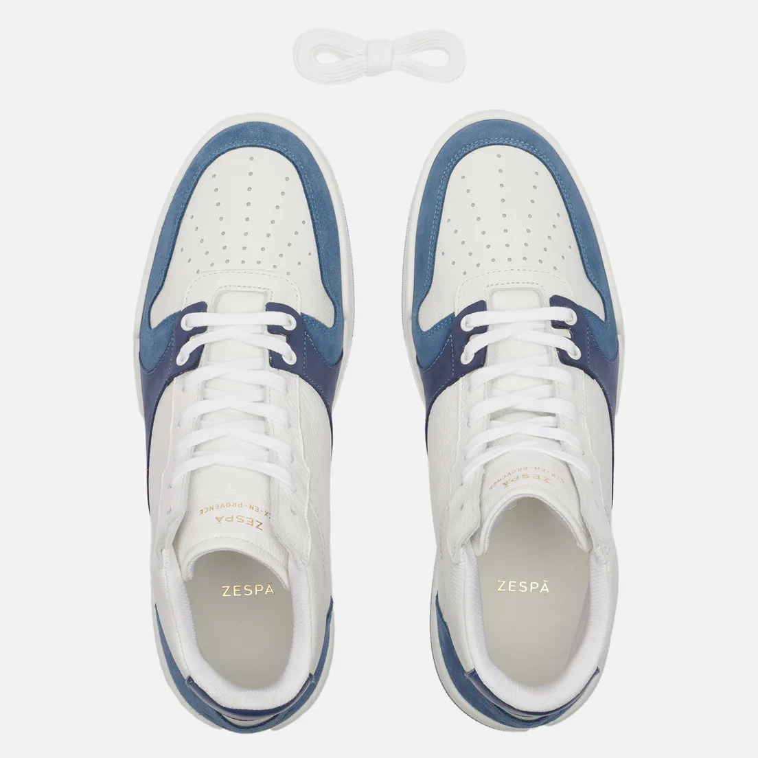 Zespa Мужские кроссовки ZSP24 Nappa/Suede Bicolor