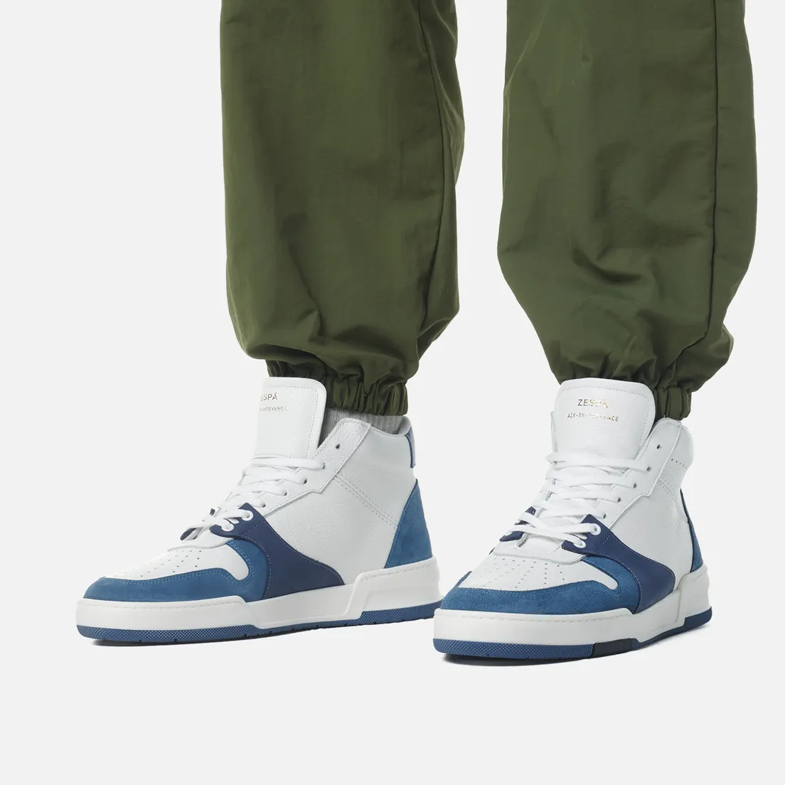 Zespa Мужские кроссовки ZSP24 Nappa/Suede Bicolor