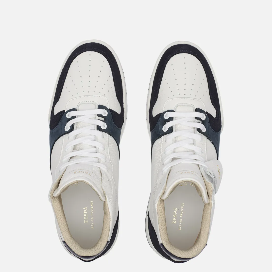 Zespa Мужские кроссовки ZSP24 Nappa/Suede Bicolor