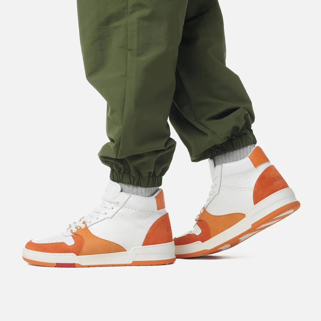 Zespa Мужские кроссовки ZSP24 Nappa/Suede Bicolor