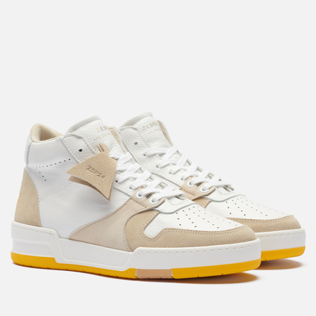 фото Женские кроссовки zespa zsp24 nappa/suede, цвет белый, размер 36 eu