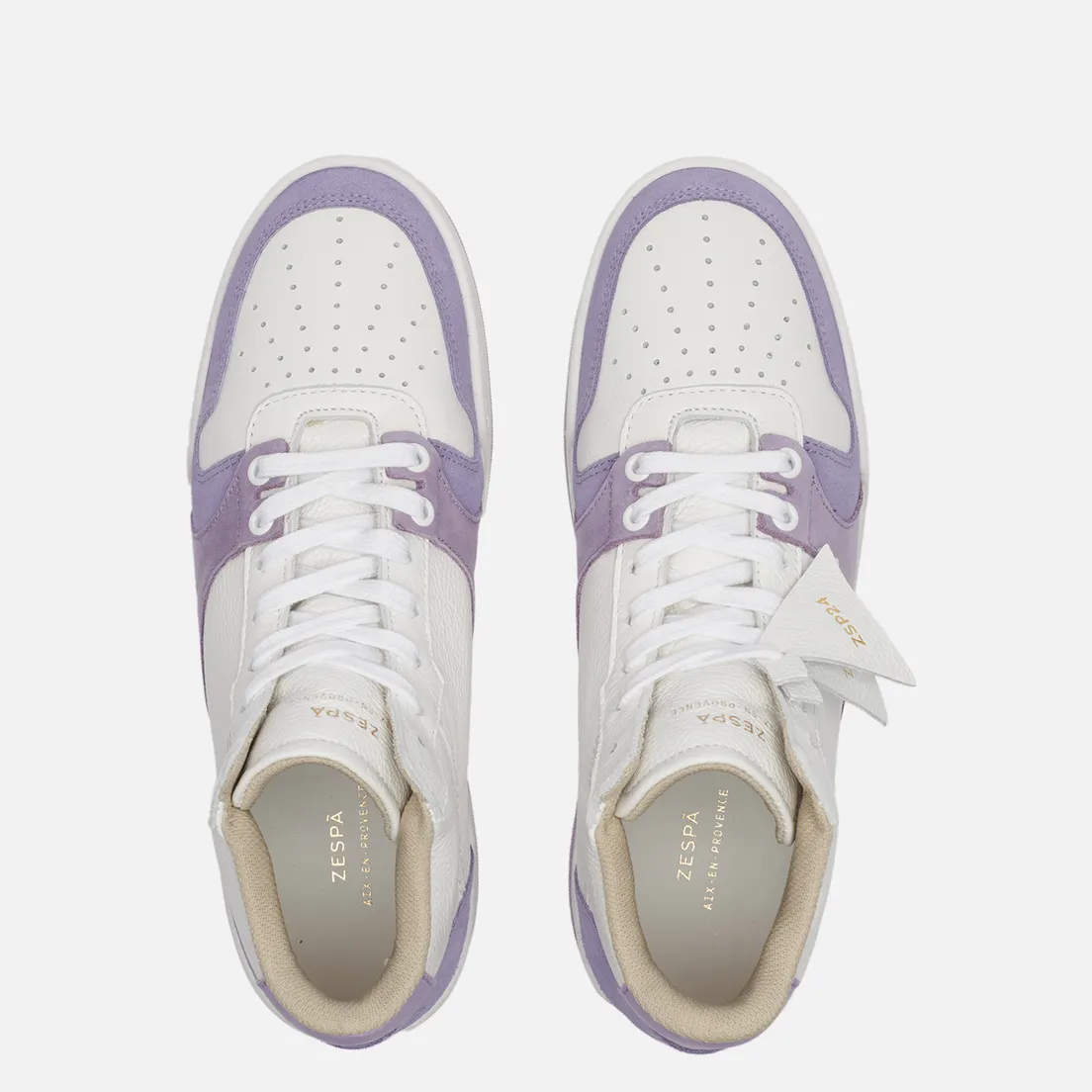Zespa Женские кроссовки ZSP24 Nappa/Suede Bicolor