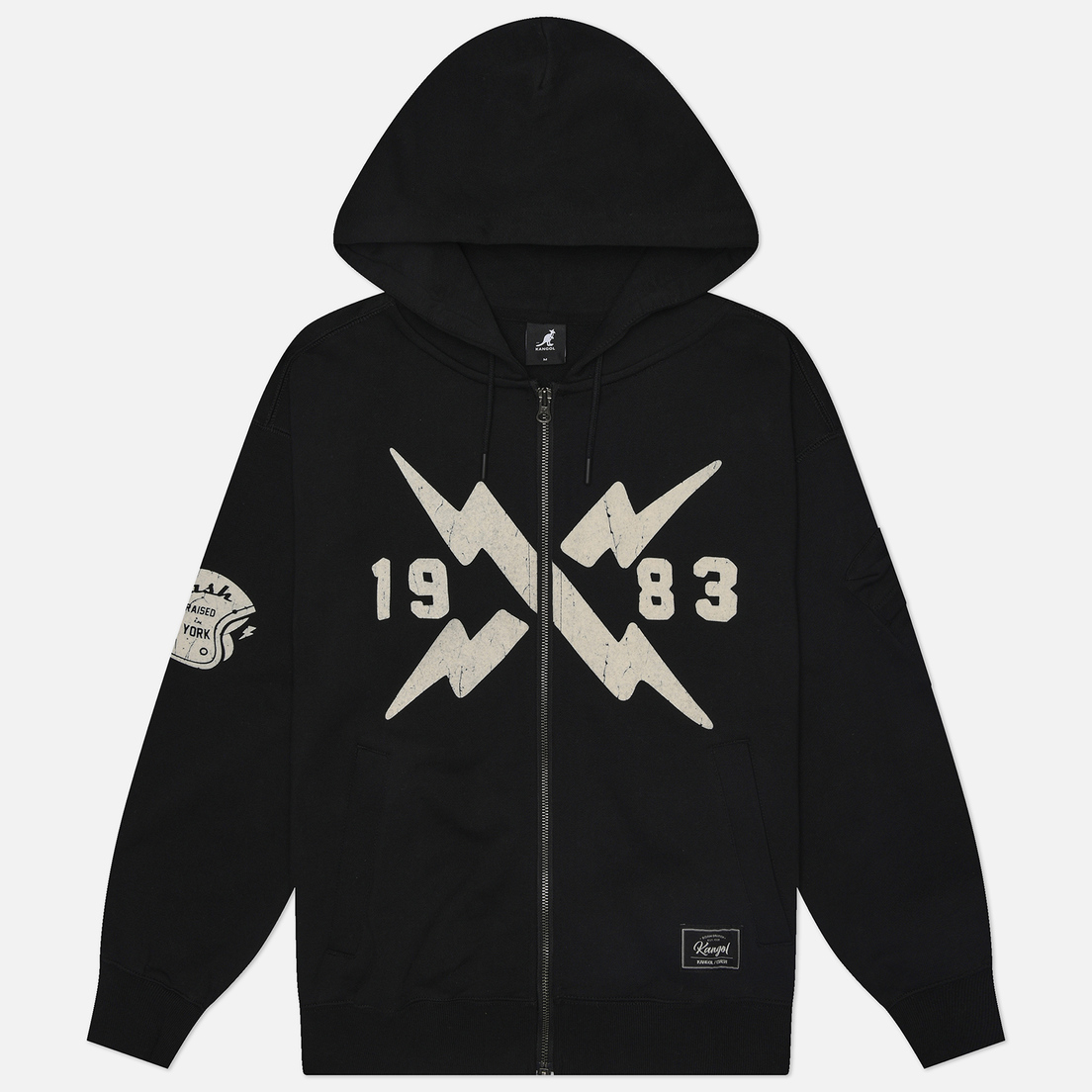 Kangol Мужская толстовка CRS Biker Hoodie Zip-Up