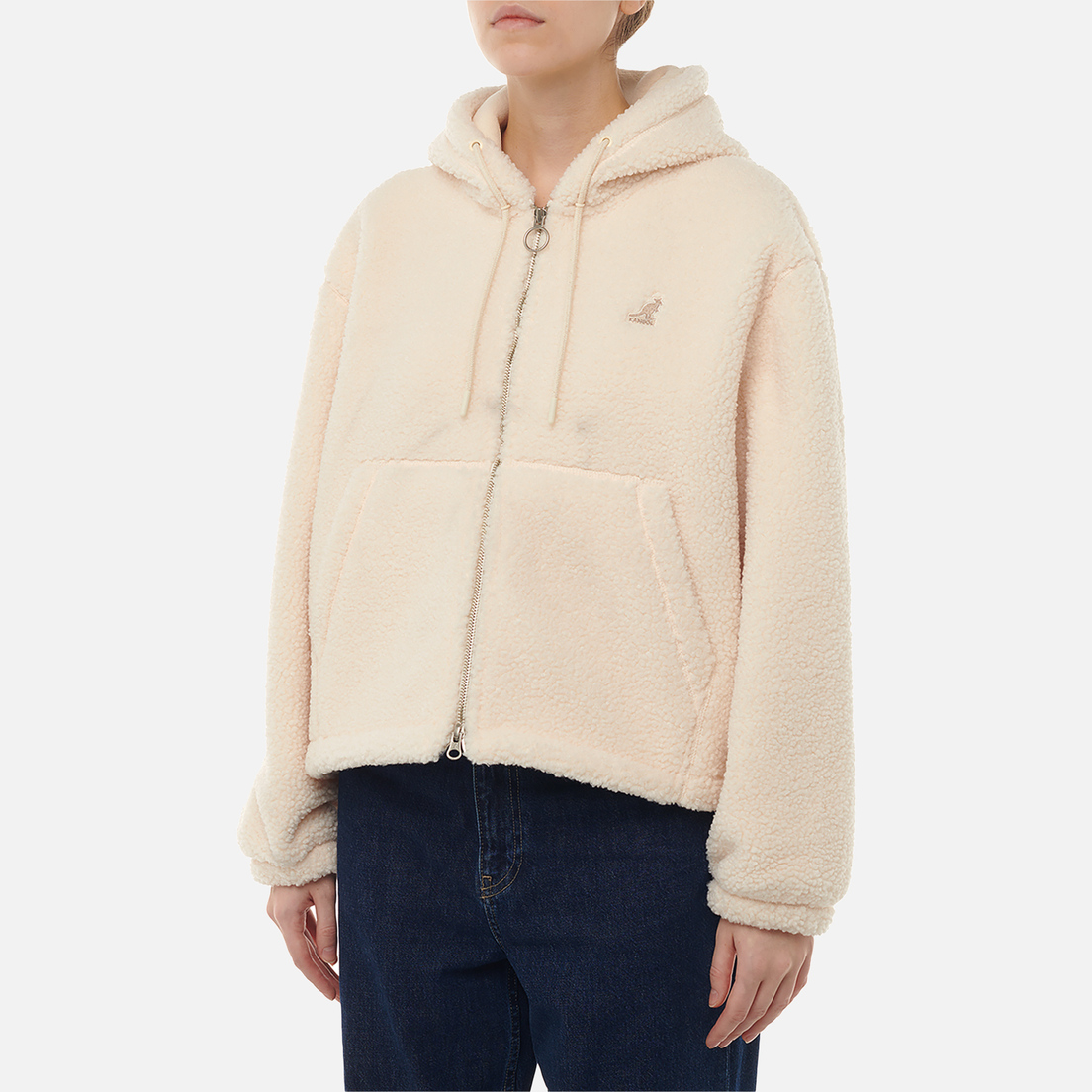 Kangol Женская толстовка Shearling Zip-Up