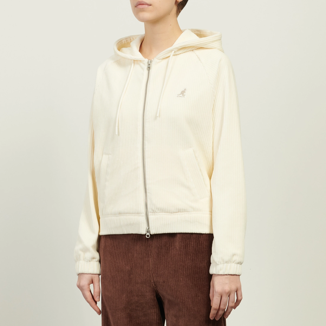 Kangol Женская толстовка Corduroy Hood Zip-Up