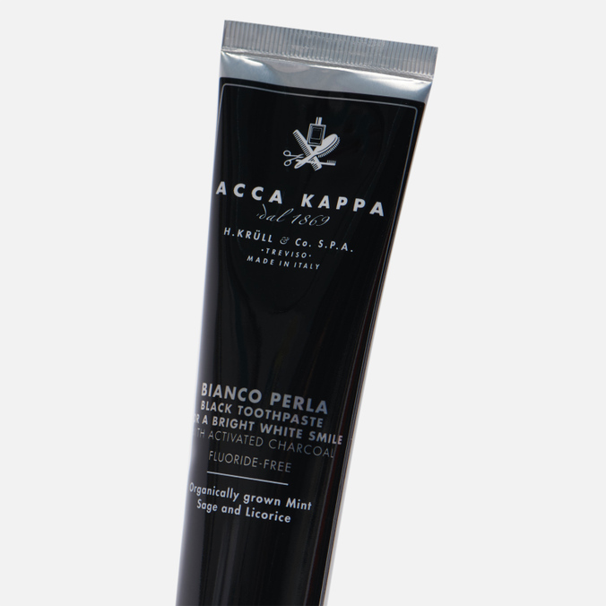 Зубная паста Acca Kappa, цвет чёрный, размер UNI 852155 Activated Charcoal - фото 2