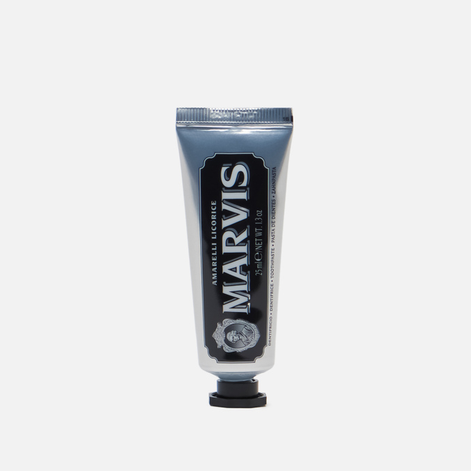 Зубная паста Marvis, цвет чёрный, размер UNI 411094 Amarelli Licorice Non Fluor Travel Size - фото 1