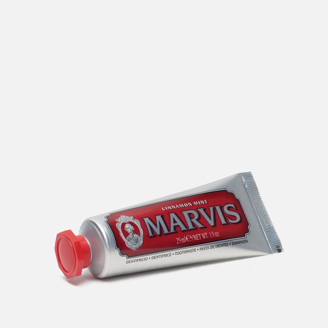 Зубная паста Marvis, цвет красный, размер UNI 411096 Cinnamon Mint Non Fluor Travel Size - фото 2