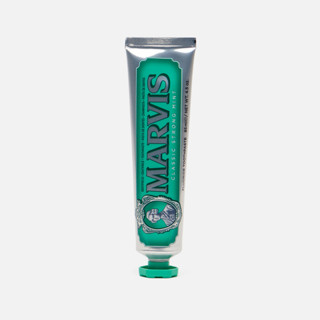 фото Зубная паста marvis classic strong mint + xylitol large, цвет зелёный