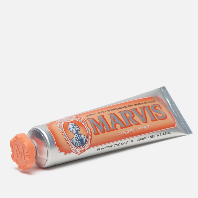 Зубная паста Marvis, цвет оранжевый, размер UNI 411173 Ginger Mint + XYLITOL Large - фото 2
