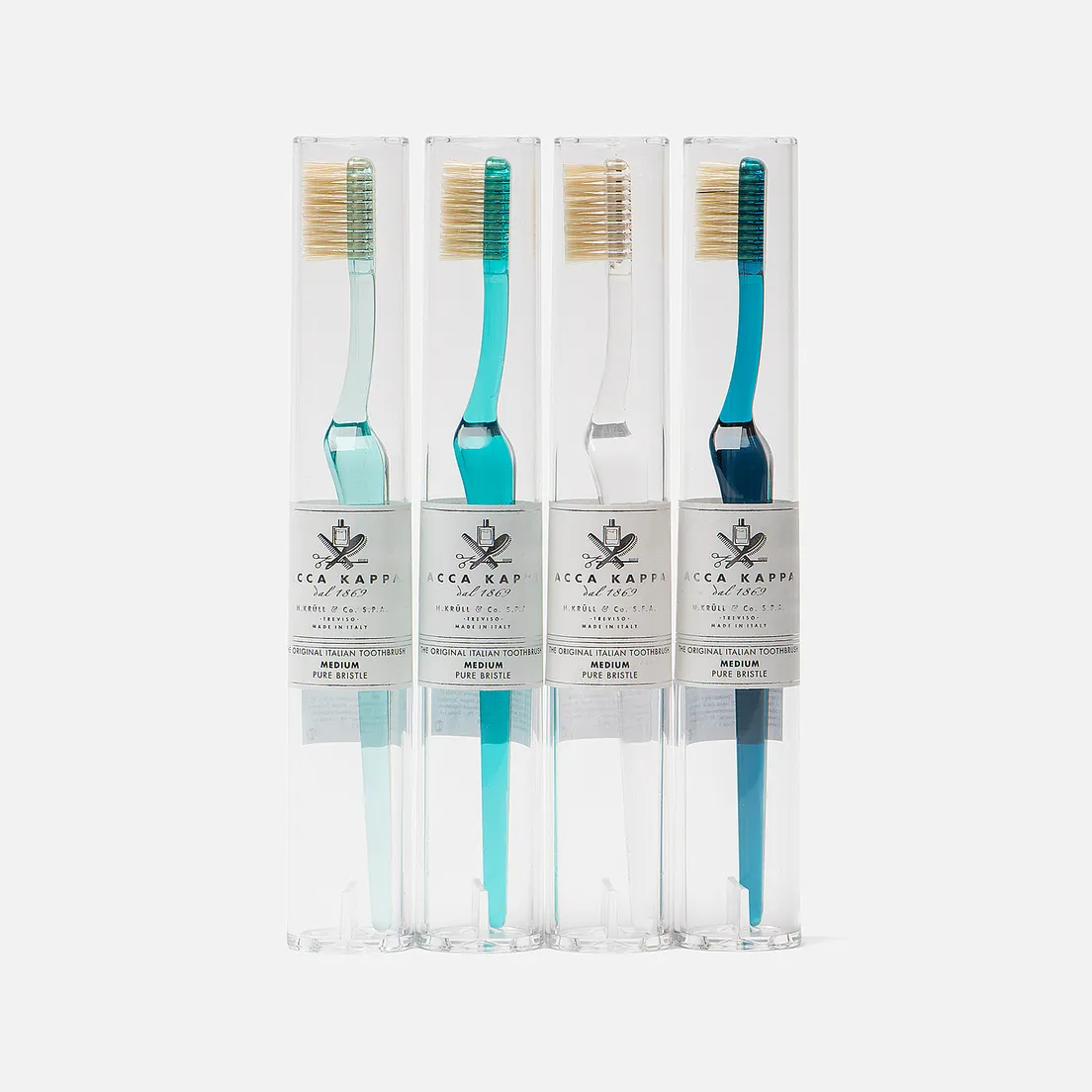 Acca Kappa Зубная щетка 1930 Medium Pure Bristle Crystal