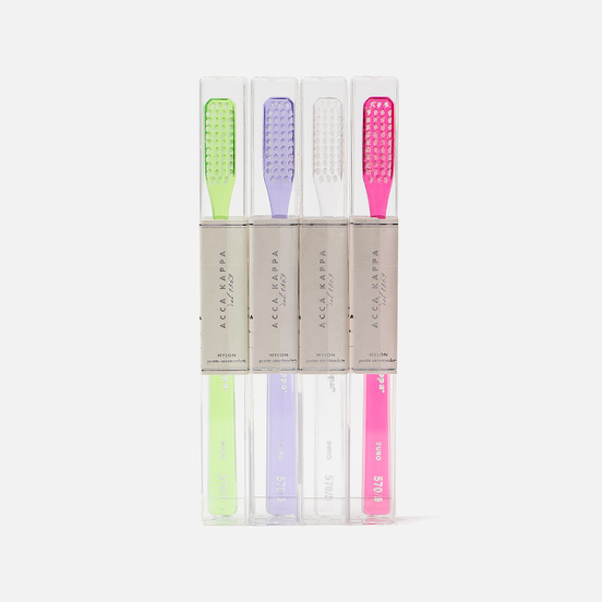 Зубная щетка Acca Kappa Hard Nylon Rounded Tips Crystal