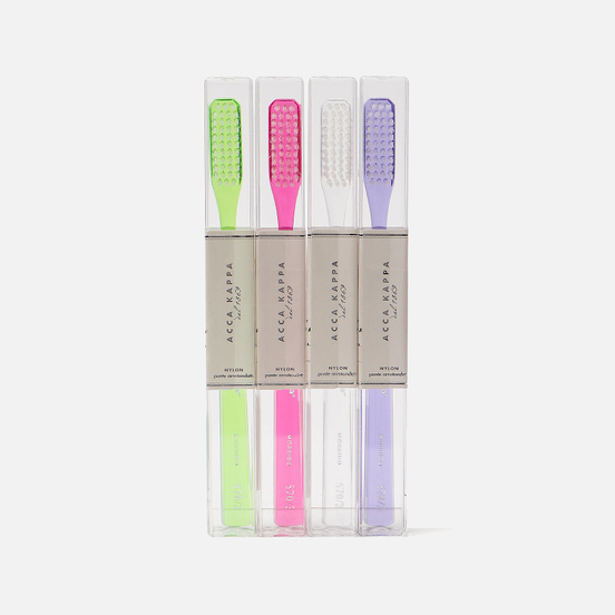 Зубная щетка Acca Kappa Soft Nylon Rounded Tips Crystal