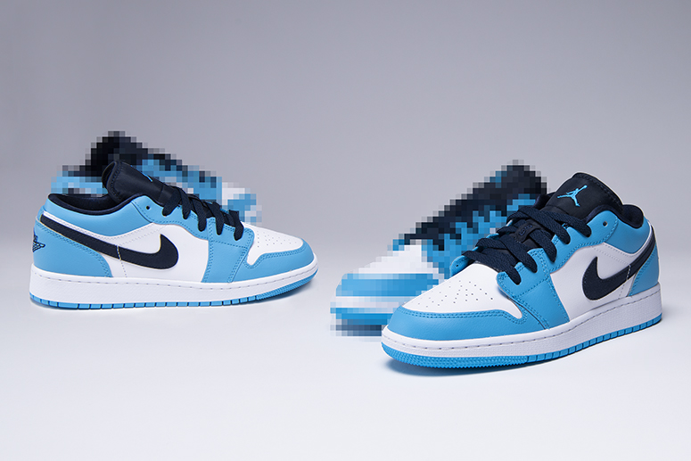 Air Jordan 1 Low GS UNC